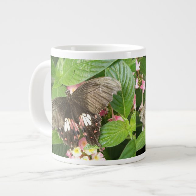 Mug Macro-papillon Scarlet (Devant gauche)
