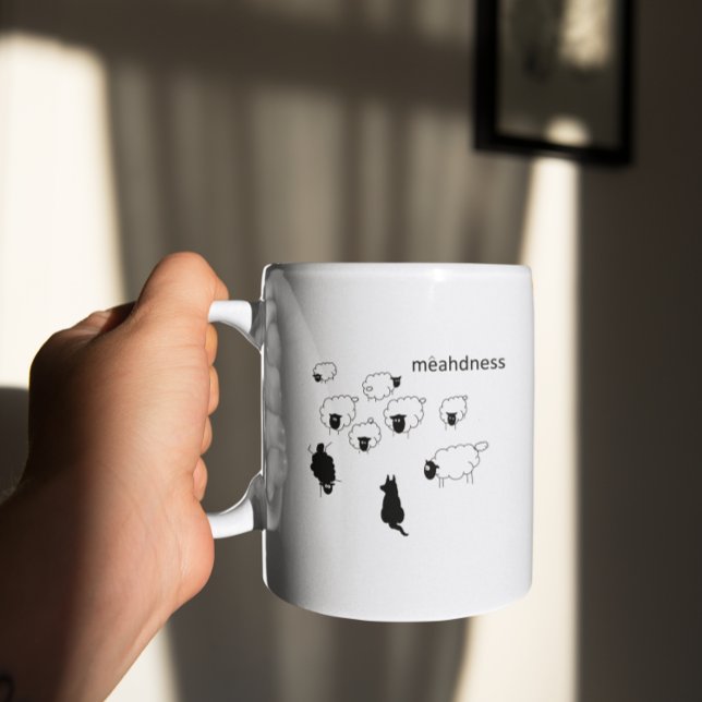 Mug Mad Sheep faisant un troupeau de moutons (Créateur téléchargé)