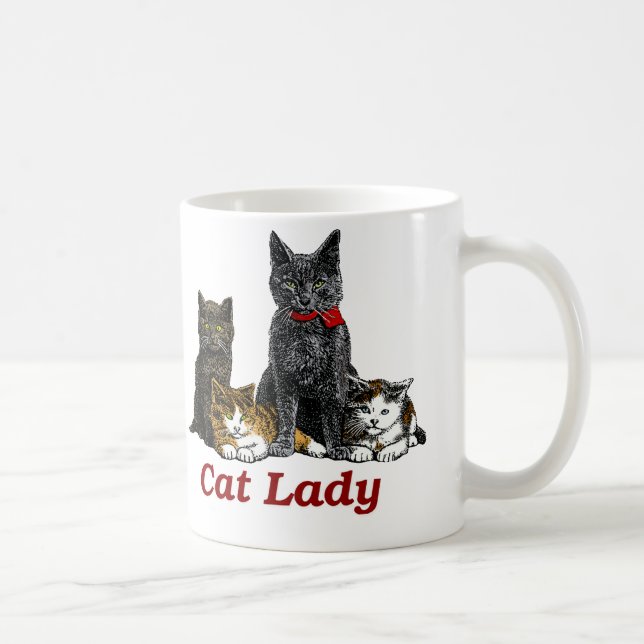 Mug Madame de chat (Droite)