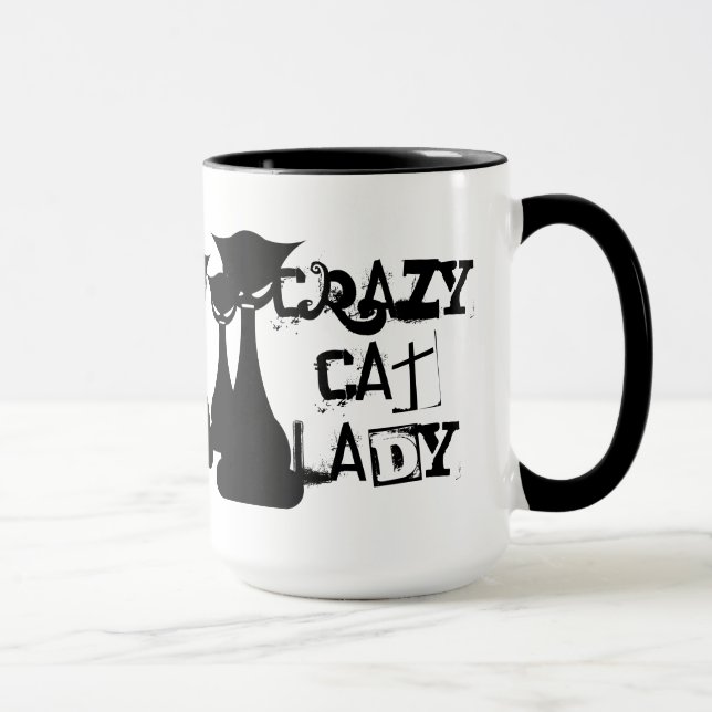 Mug Madame folle de chat (Droite)