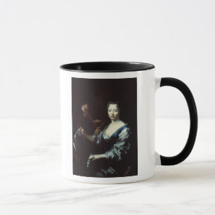 Mug Madame jouant une épinette et un flûtiste