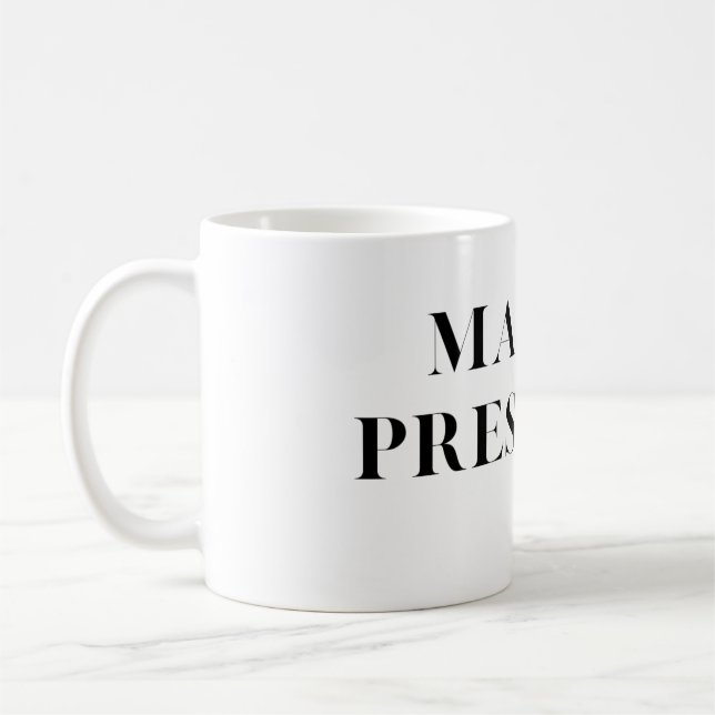 Mug Madame la Présidente Casquette électorale (Gauche)