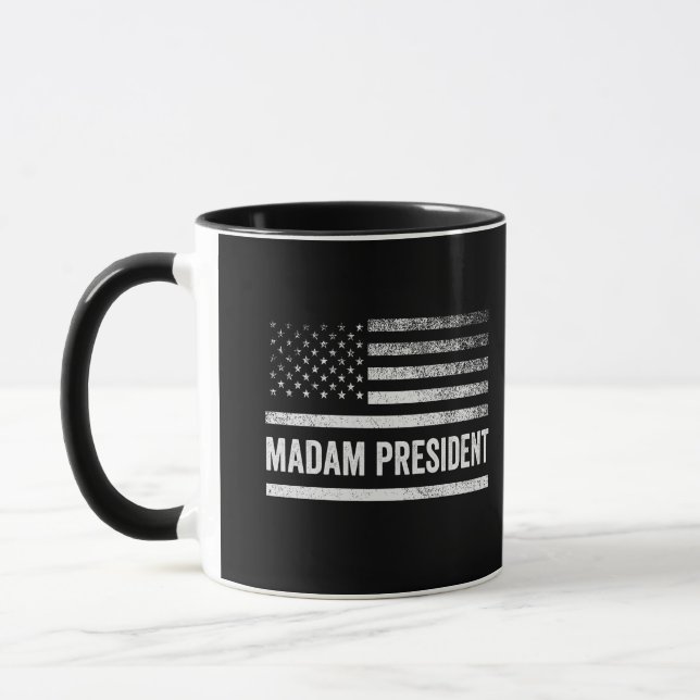 Mug Madame la Présidente Harris Walz Élection américai (Gauche)