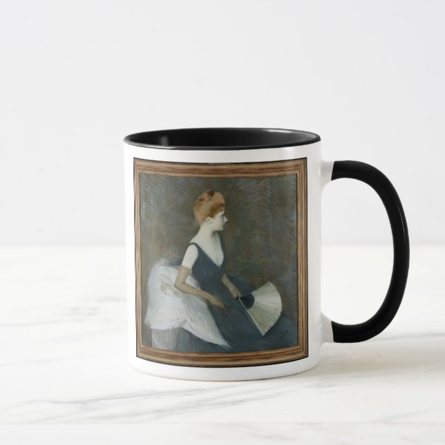 Mug Madame Marthe Le Tellier Sitting sur un sofa (Droite)