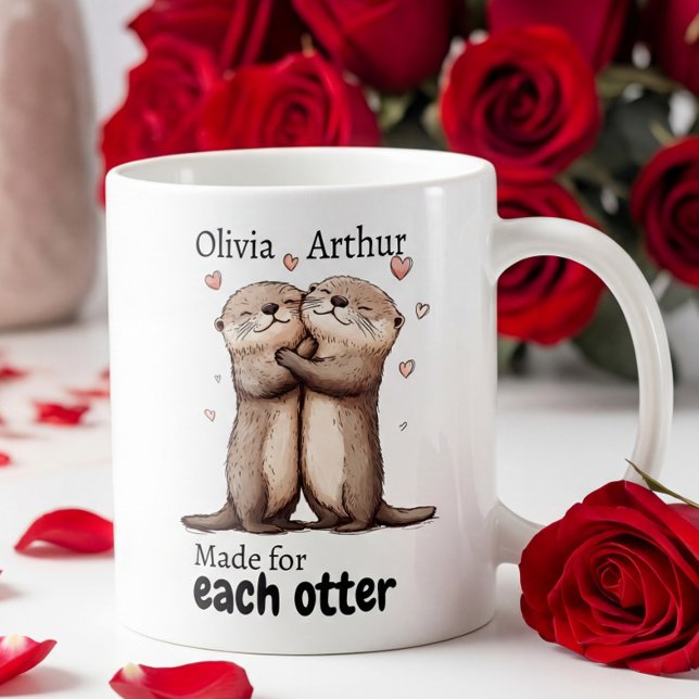 Mug Made For Each Otter Funny Valentines Gift (Créateur téléchargé)