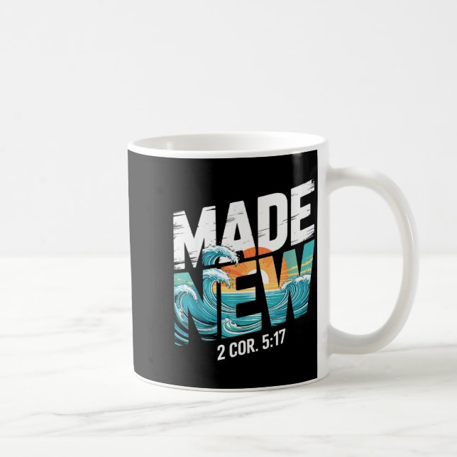 Mug Made New Baptism Shirt Christian Shirts For Youth  (Droite)