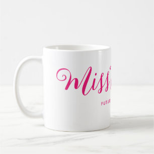 Mug Mademoiselle à Madame Moderne Bohème Écriture Ente