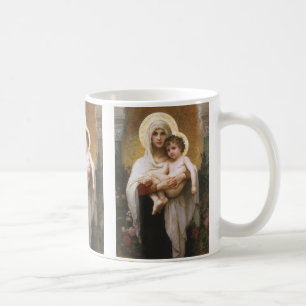 Mug Madone aux roses de Bouguereau