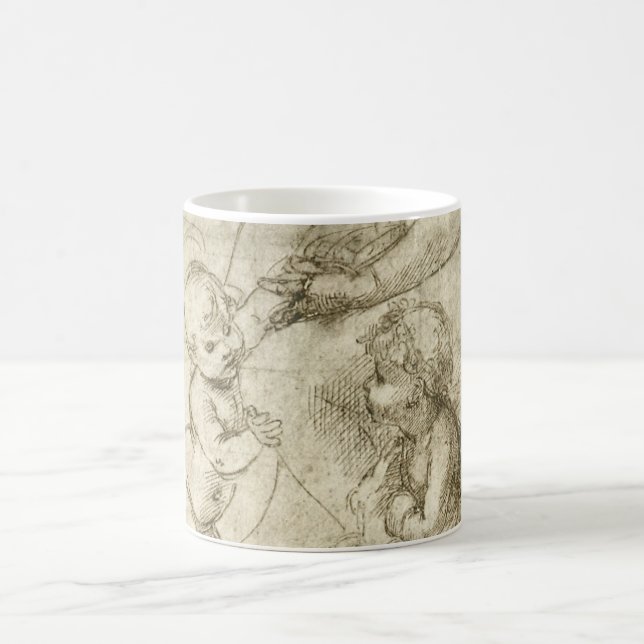 Mug Madonna, Christ et Saint Jean Baptiste par Rapahel (Centre)
