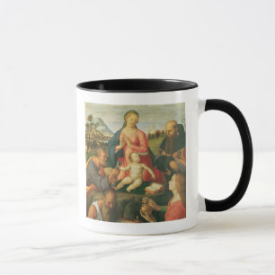 Mug Madonna et enfant avec des solides solubles.