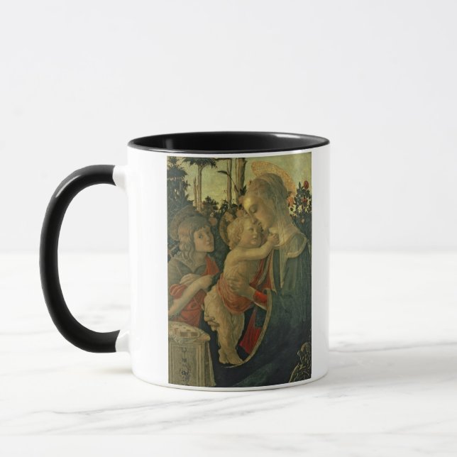 Mug Madonna et enfant avec St John le baptiste (huile (Gauche)