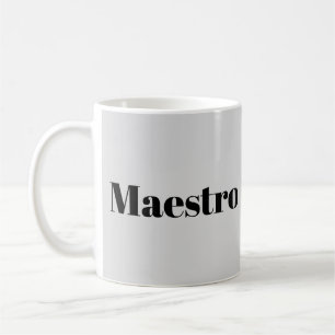 Mug Maestro Chef d'orchestre Pianiste Musicien Thème m