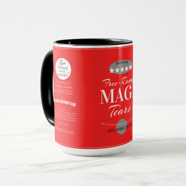 Mug MAGA Tears Coffee Cup (Free Range Premium) (Devant gauche)