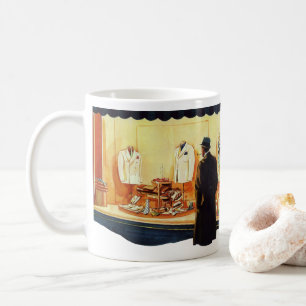 Mug Magasin de vente au détail d'entreprise vintage, h