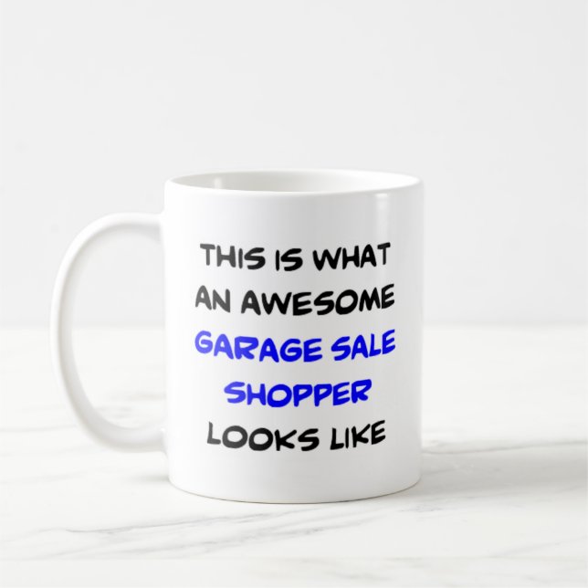 Mug magasin de vente de garage, génial (Gauche)