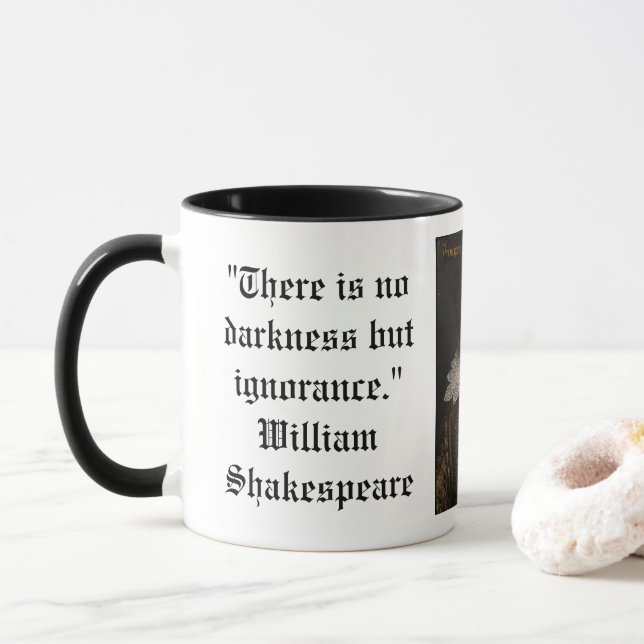 Mug Magazine de chambre Shakespeare sur l'obscurité (Avec donut)