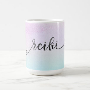 Mug *~* Magenta Turquoise Monnaie Parties scintillant 