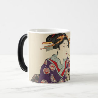 Mug Magic マグカップ:Youtubeで人気急上昇中。毒舌浮世絵芸者・花と猫の玉のマグカップ