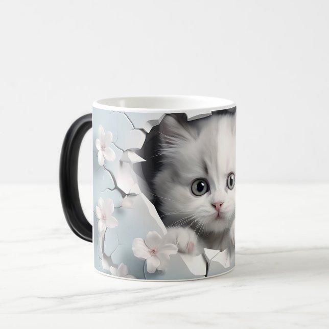 Mug Magic 3D cat (Devant gauche)