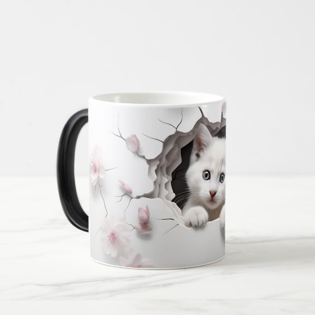 Mug Magic 3D cat (Devant gauche)