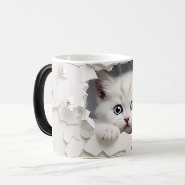 Mug Magic 3D cat (Devant gauche)