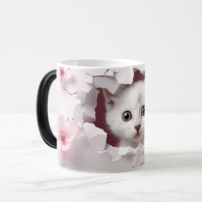 Mug Magic 3D cat (Devant gauche)