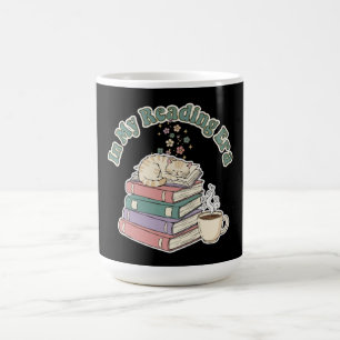 Mug Magic À l'ère de ma lecture, chat mignon et confortable,