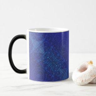Mug Magic Acceptation   Médaillons de violet violet bleu Ind