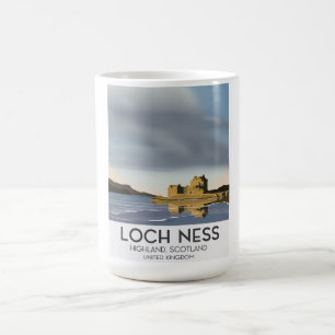 Mug Magic Affiche de voyage Loch Ness, Highlands, Écosse
