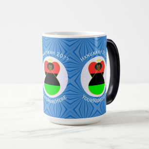 Mug Magic African Diaspora Ange du Hanukkah Drapeau Personna