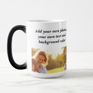 Mug Magic Ajoutez vos propres photos, texte et jetez pi par
