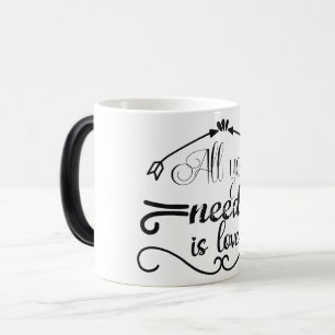 Mug Magic all you need is love