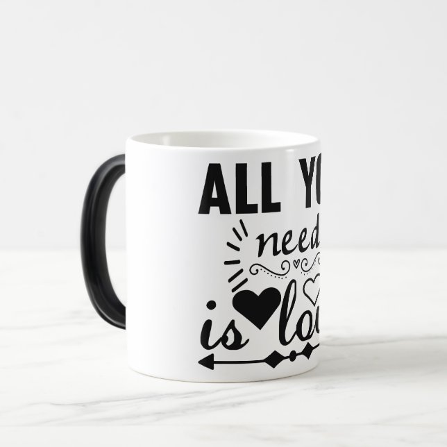 Mug Magic all you need is love (Devant gauche)