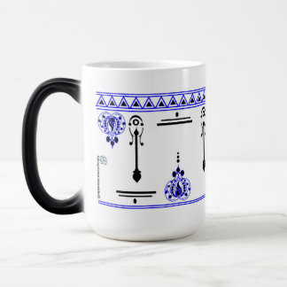 Mug Magic Alpona Design bleu