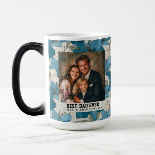 Mug Magic Amaryllis Bleue Botanique Paternité Voyage