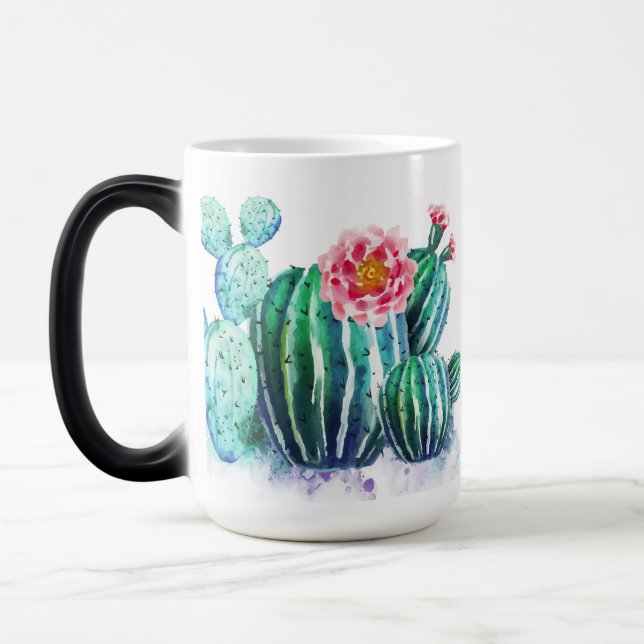 Mug Magic aquarelle Cactus (Gauche)