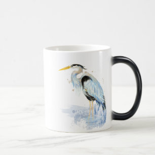 Mug Magic Aquarelle originale Great Blue Heron Bird