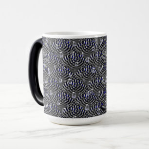 Mug Magic Arrosage sur métal gris bleu