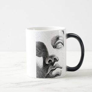 Mug Magic Art matriciel : Visage de marbre classique
