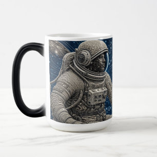 Mug Magic Astronaute d'art IA dans l'espace