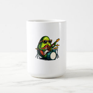 Mug Magic Avocado Guitariste Cool Fruit Band