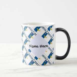 Mug Magic Azores Drapeau Azoréen Personnalisé Nom