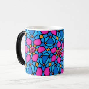Mug Magic Beau Motif en verre de couleur