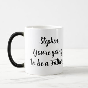 Mug Magic Bébé Nouveau Père Papa Message caché Surprise