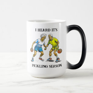 Mug Magic Blague drôle de Pickleball Saison de décapage