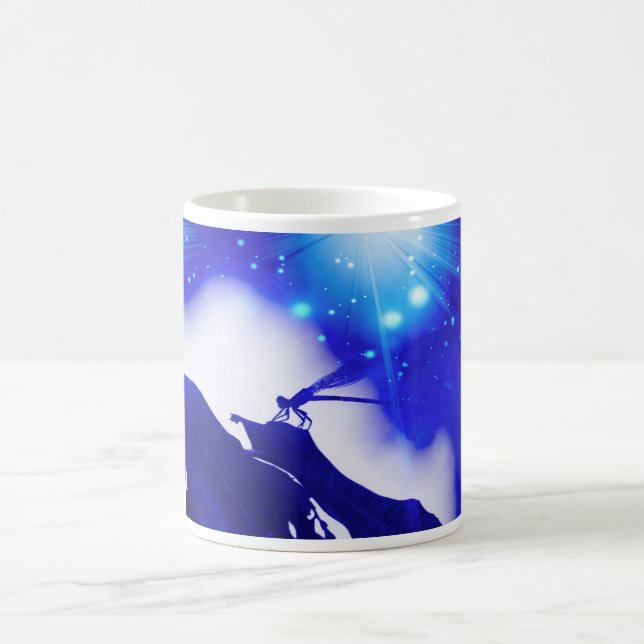 Mug Magic Bleus de libellule (Centre)