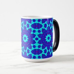 Mug Magic Blue kaleidoscope flourished