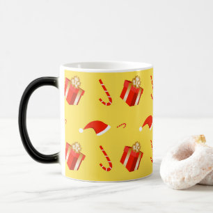 Mug Magic Boîte cadeau de Noël sucre de canne chapeau de Noë