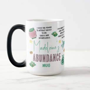 Mug Magic Boss Babe Abondance Argent Mindset Affirmations