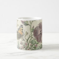 Bouquet de fleurs avec un Vanesse des Chardons,